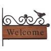 Rural Style Welcome Sign Board Iron Art Welcome Wall Hanging Decor  Front Door Decor