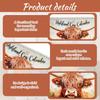 1PCS Highland Cow Calendar 2026, Cow Calendar 2026,Wall Calendar for Home and Office Decor