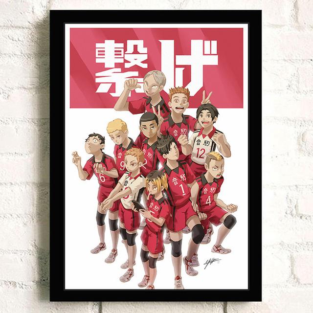 Japanese Sports Cartoon Anime Haikyuu Canvas Painting Posters and Prints Abstract Decorative Home Decor Cuadros