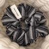 Women Korean Stripe Rubber Band Scrunchies Elegant Simple Elastic Hair Rings Ponytail Tie Sweet Hair Ornament Accessories Headband