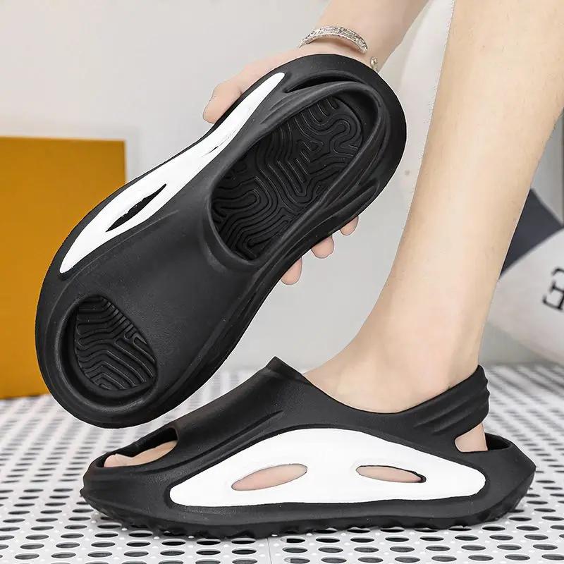 Fashion Shoes for Men Open Toe Man Sandals Outdoor Non Slip and Waterproof 2024 Styles Comfortable Trend Stylish Descount Color Summer V