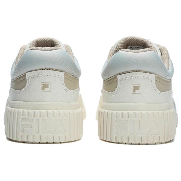 FILA Blocks Casual Comfortable Low-Top Sneakers Men sneakers White Gray F12M312209FOS