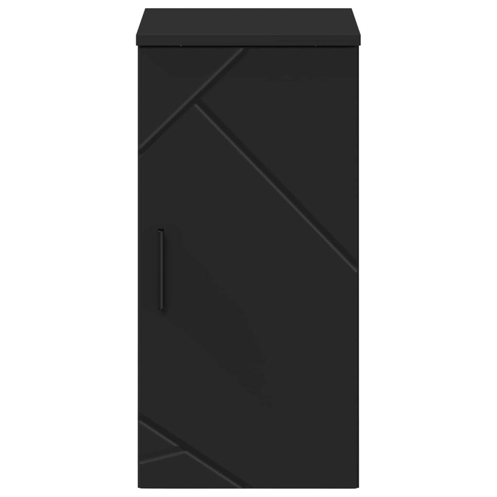 Bathroom Cabinet Black 30 x 31.5 x 61 cm