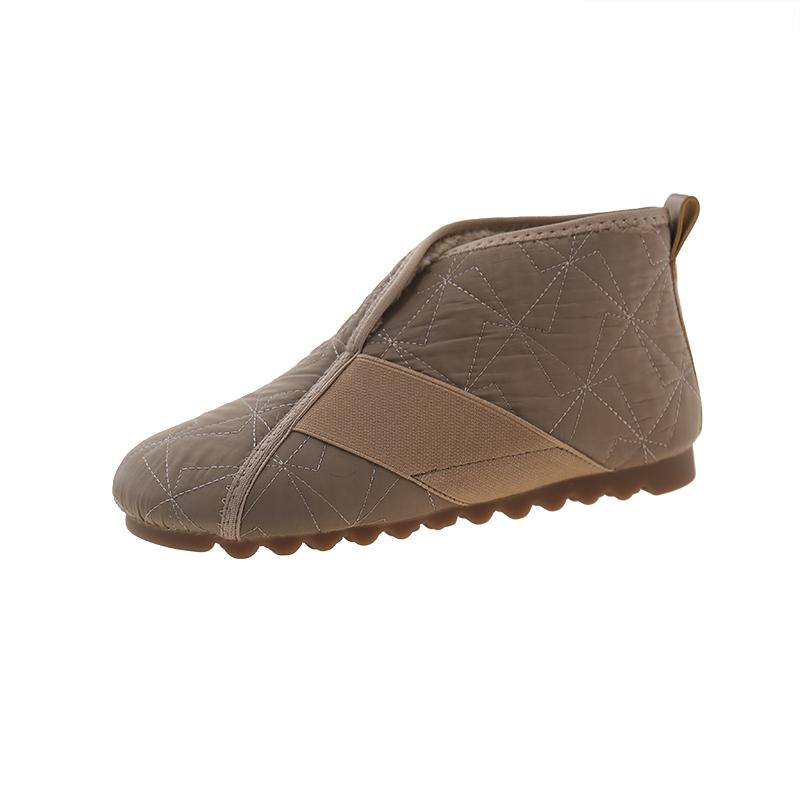 

Новые модные ботинки для женщин, осень-зима 2024, горячая распродажа, толстые каблуки, однотонные, со шнуровкой, женские ботильоны для улицы, Botas Mujer 40 кофейный