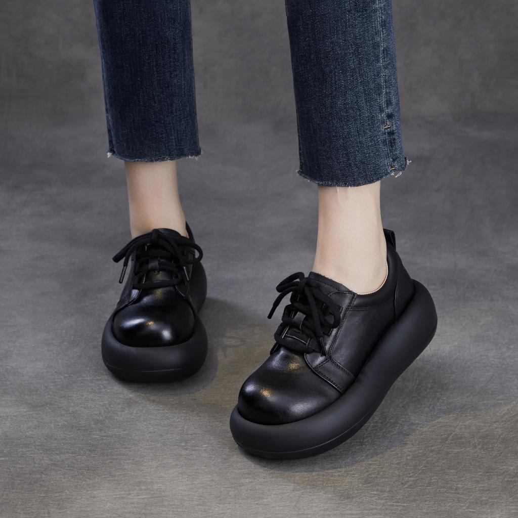 Leisure Shoes with Thick Soles, Single Shoes for Women, New Style, Versatile and Fashionable Shoes