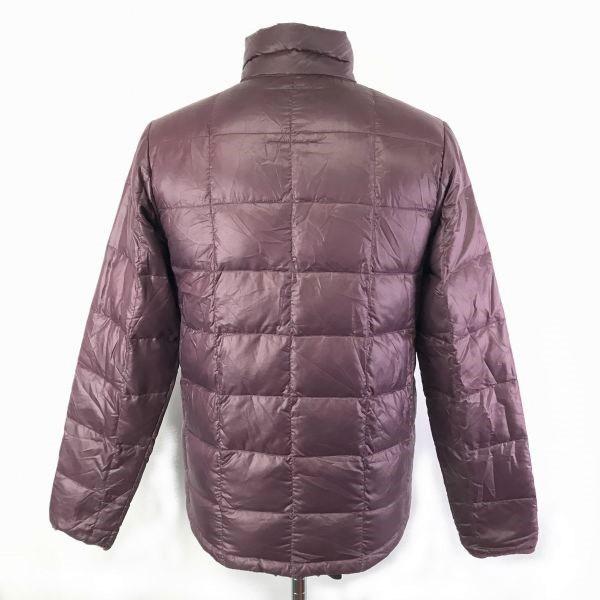 Gym Master Thick Down Jacket Men S Dark Purple Stand Collar(USED)