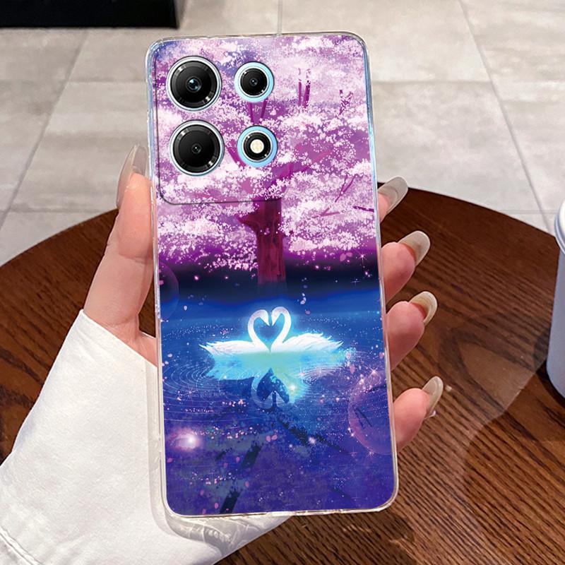 For Infinix Note 30 4G 5G Cases Note 30Pro Note30 VIP Funda Shells Clear Silicone Soft TPU Back Cover Cute Rabbit Cat Phone Case