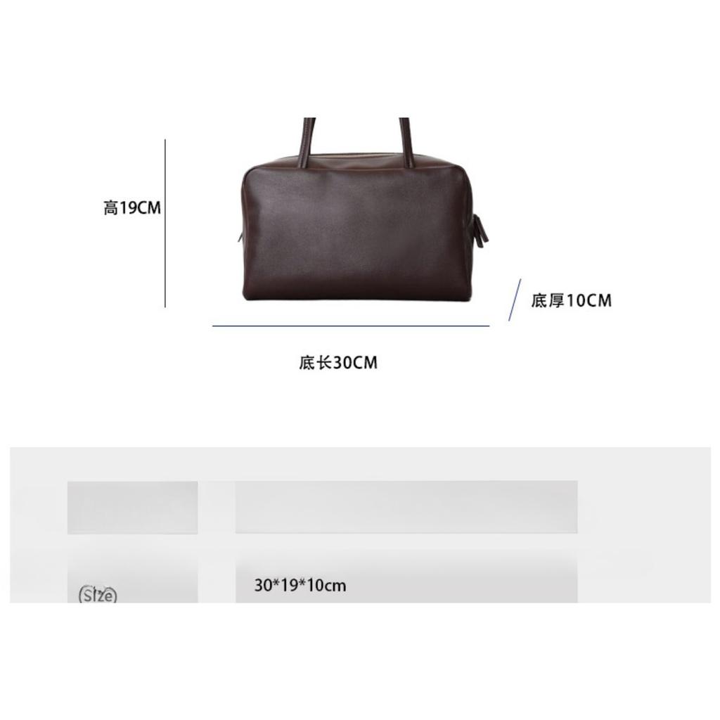 2025 new RO * W niche design minimalist first layer sheepskin single shoulder underarm bowling bag premium commuter bag