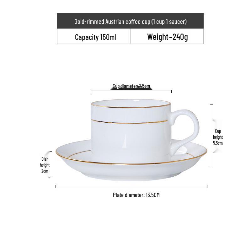 Gold Painted Jingdezhen Ceramic Cup with Lid - High Temp Bone China Tea Cup for Business Meetings and Home