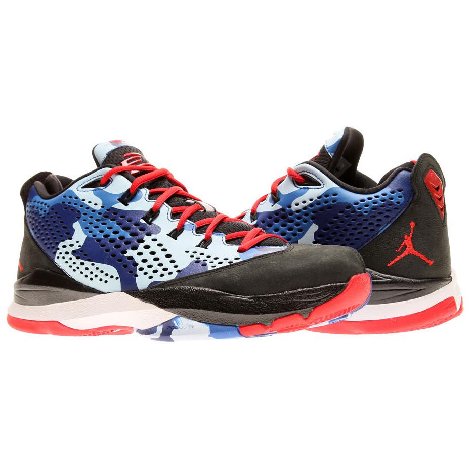 Jordan CP3.VII Black Sport Red Chambray Blue Game Royal 616805-012