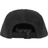 Supreme Gorra de campamento de rizo reversible Negra
