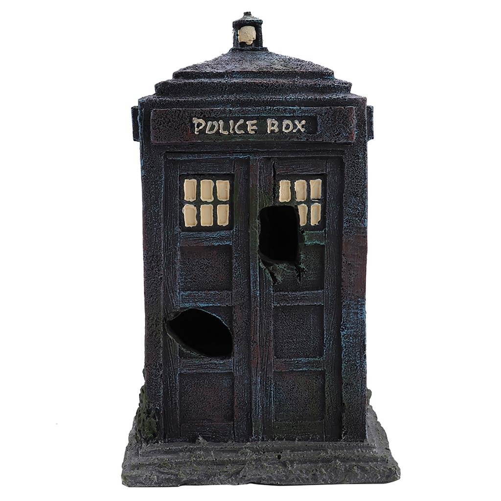 Durable Simulation Resin Sentry Box Fish Tank Aquarium Ornaments Decor Accessory