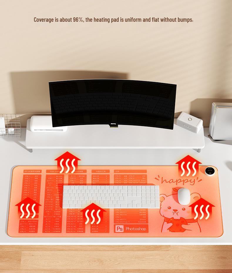 Waterproof Heating Desk Pad – Warm Hand Warmer for Office, Homework, and Winter