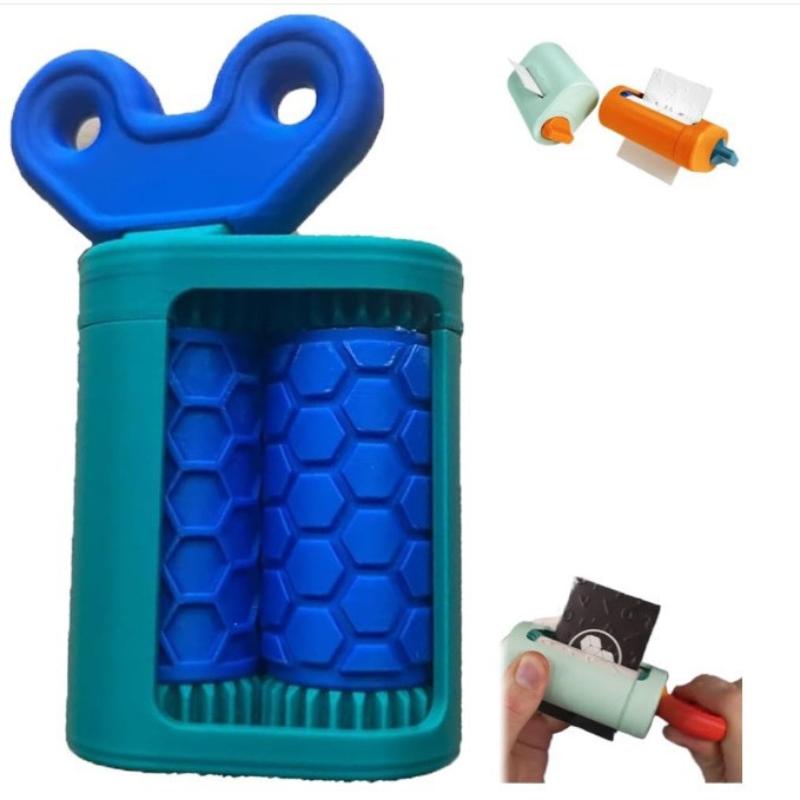 Business Card Embosser 3D Printing Roller Embossing Tool Portable 3D Textured Embossed Stamp For Gift Tags Diy Scrapbooking