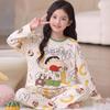 100% Cotton Girls Long Sleeve Pajama Set Princess Style Thin Sleepwear Kids Ages 8
