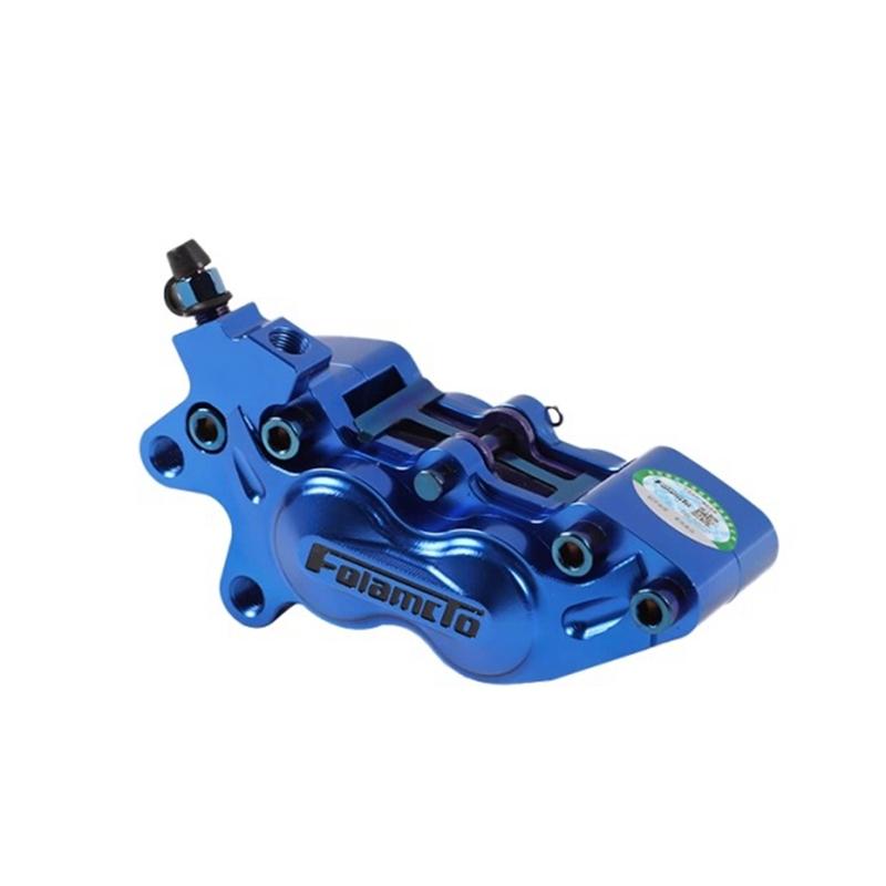 Universal CNC 40mm Brake Caliper for Motorcycle Modification Compatible with Yamaha Honda Kawasaki Suzuki Ducati Black Left