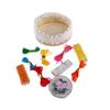 1:12 Dollhouse Mini Embroidery Tools Set Simulation Sewing Scissors Thread Model