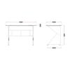 Huzaro hero 1.6 white gaming desk