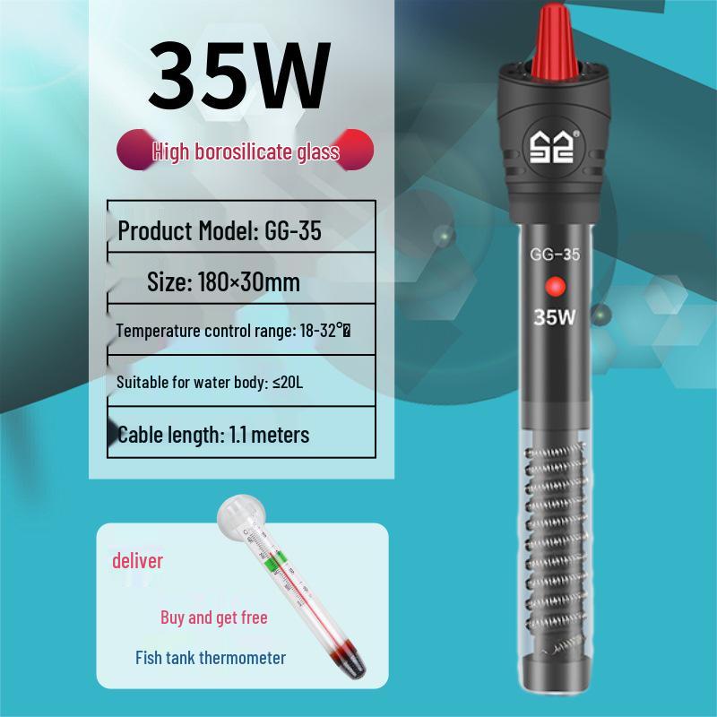 Explosion-Proof Digital Aquarium Heater with Thermostat for Fish and Turtle Tanks