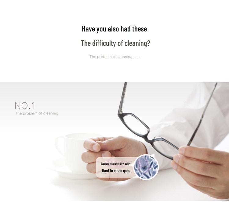 VGT-800 Ultrasonic Cleaner for Glasses, Jewelry, Watches, Razors, Dentures, and Coins