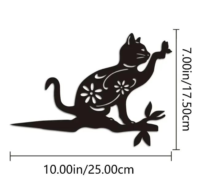 Художественное оформление металлом в деревенском стиле с изображением животных - силуэты — фото 8