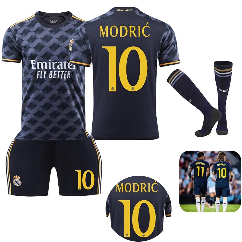 Real 2324 Season Madrid Number 10 Modric Kid Adult Soccer Jersey Apparel Sports