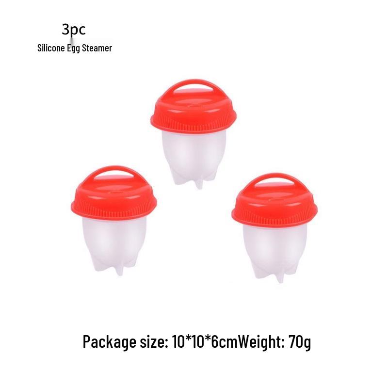 Non-Stick Food Grade Silicone Egg Boiler - High-Temperature Resistant Egg Cooker