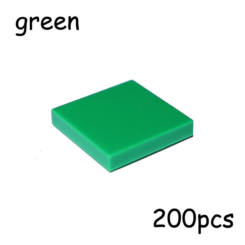 200 Stück MOC Bausteine 3068 Größe 2x2 Steine Flache Kachel Glatt 2*2 Bausteine DIY Pädagogisches Kreatives Spielzeug für Kinder