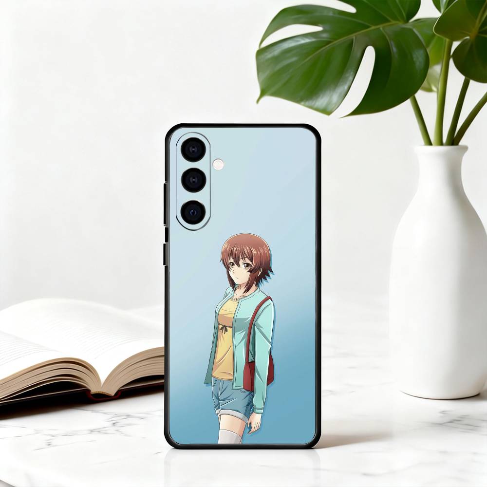 GrandBlue K-Kotegawa C-Chisa-KC Phone Case For Samsung Galaxy A73,A72,A71,A70,A53,A52,A51,Soft Silicone Black Cover