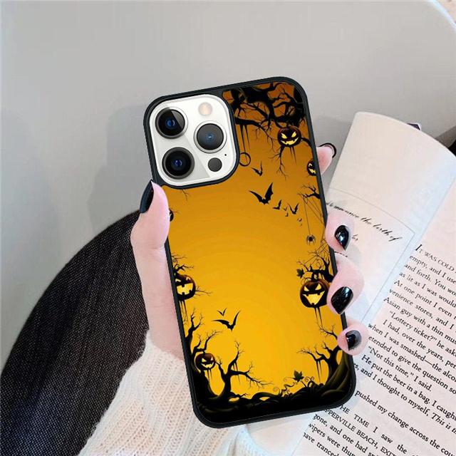 BOO! Happy Halloween Pumpkin Coque Shell For iPhone 17 Air 15 16e 14 13 12 Pro Max 11 Pro Max Plus Phone Case Cover