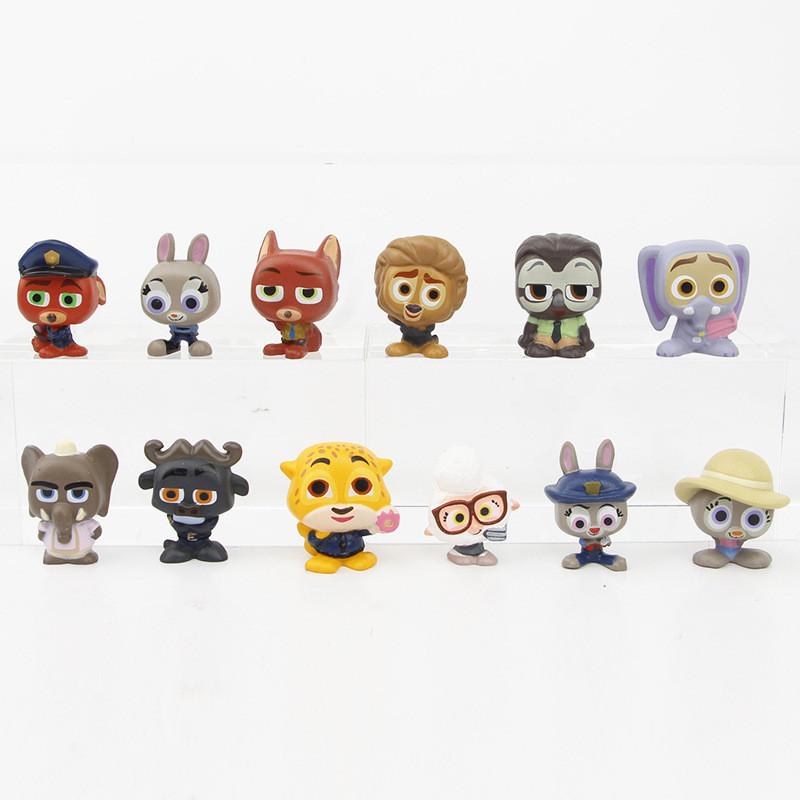 Action Figure Zootropolis Cartoon Model Toy Decoration Doll Kid Ornament Gift