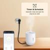 Tuya Wifi Smart Dual Socket Wireless Overload Protextion Eu Plug Switch App Monitoring Power Outlets Alexa Google Voice Control