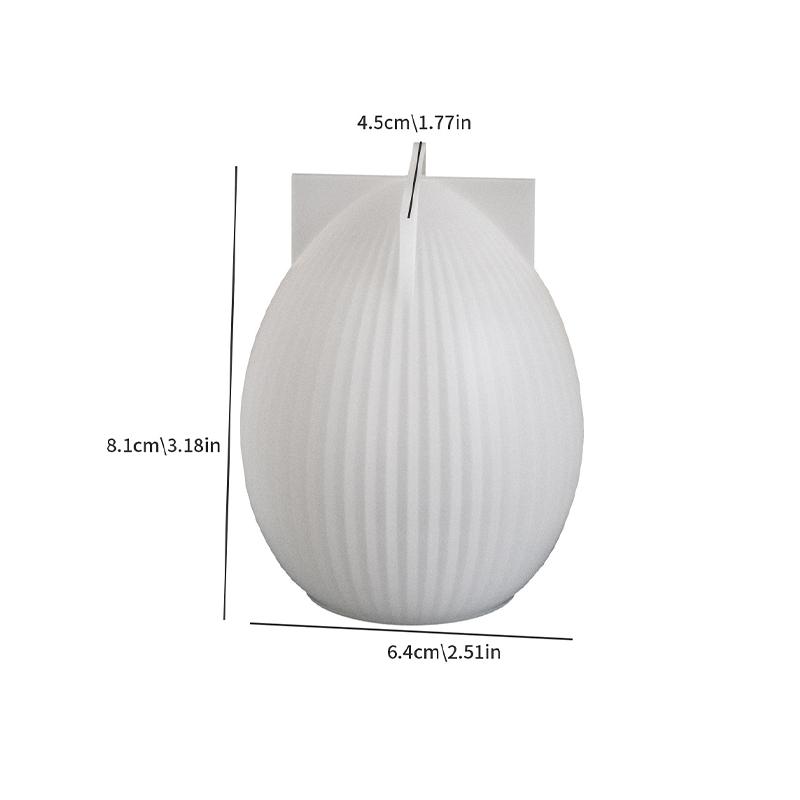 3D Easter Bunny Candle Mold Rabbit Egg Scented Candle Silicone Molds Resin Casting Silicone Mold for DIY Soap Plaster Crafts