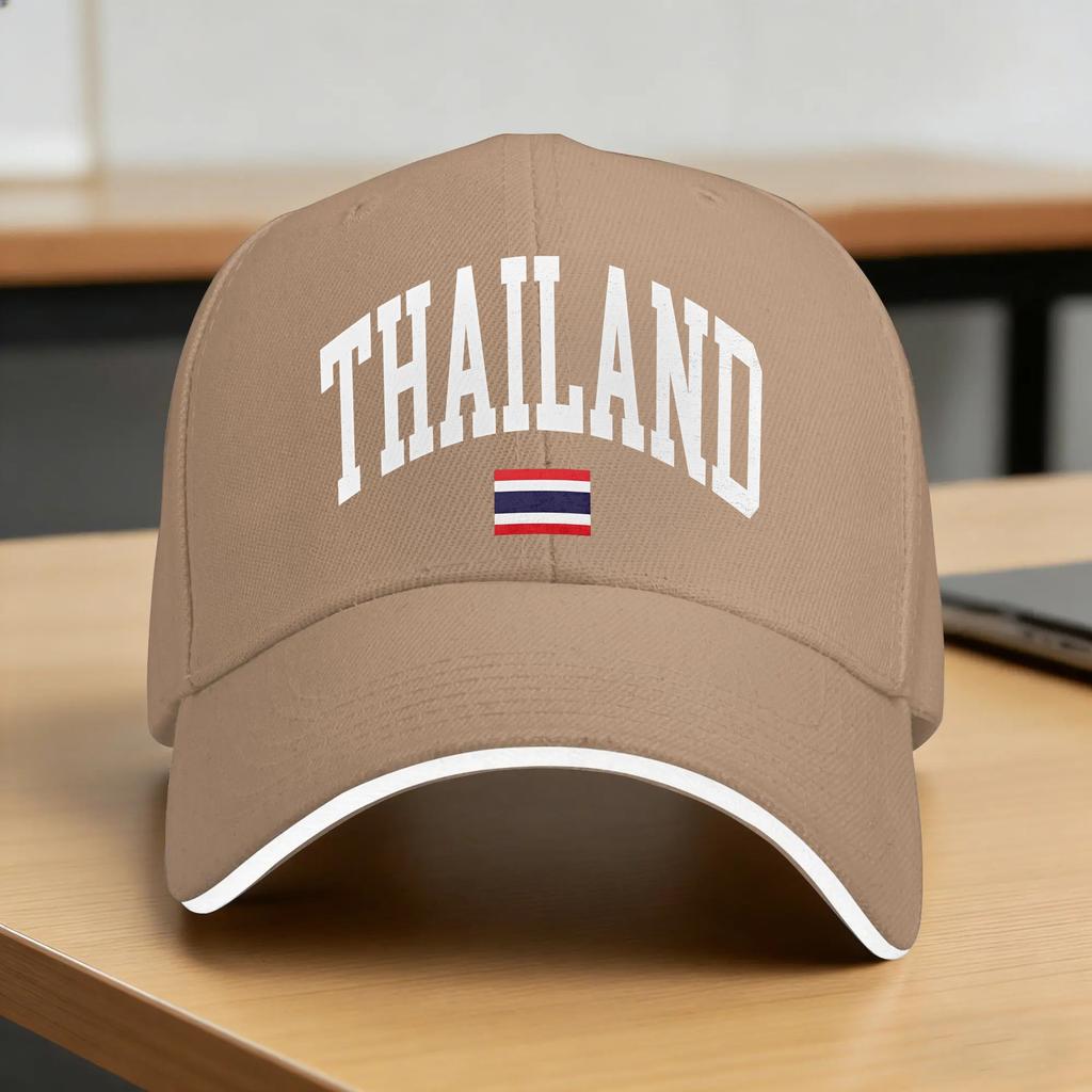 Thailand Flagge Baseballkappe Stilvolle Trucker-Kappe Sommer Unisex Damen Outdoor-Sport Baseballkappen