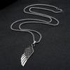 Creative Angel Wings Alloy Necklace Men'S Hip Hop Collarbone Chain Teen Cool Pendant Necklace Female Tide