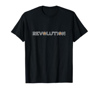 T-shirt Révolution Bitcoin Crypto-monnaie Blockchain
