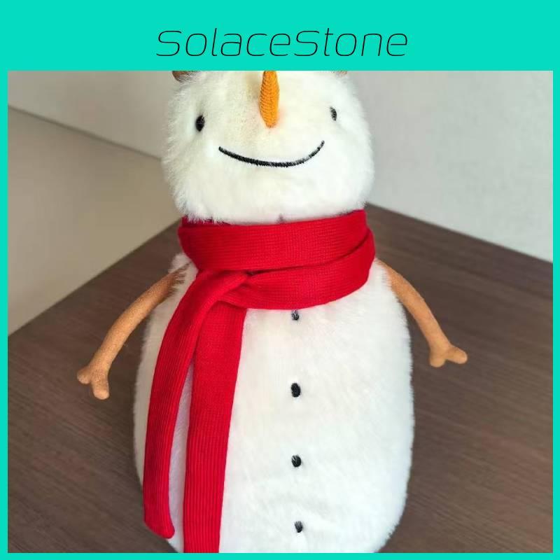 Jellycat Snowman Plush Toy With Hat And Scarf Design For Kids Daily Holiday Gift