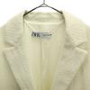 unused ZARA Cotton Blend Chester coat XS white Women Used