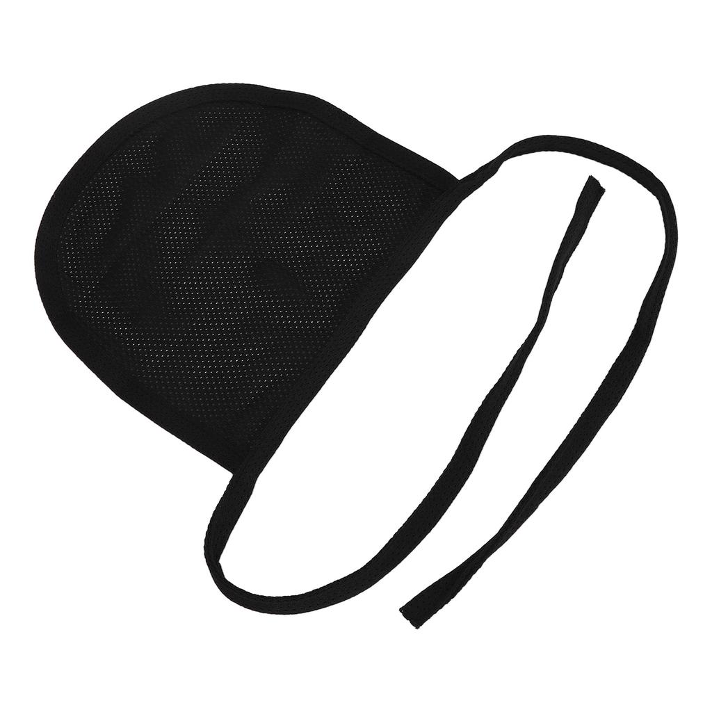 Single Layer Tracheostomy Guard Neck Stoma Cover Pure Cotton Full Throat Trachea Protector Black