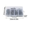 160pcs Barbed Fish Hook With Eye Metal Eyed Sea Fish Hook for Metal Fishing Tackle Rustproof Single Hook Enduring