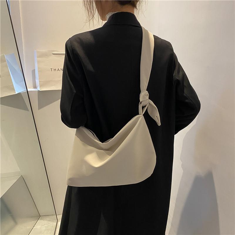 IELGY Lazy Style Tote Bag Canvas Commuter One Shoulder Large Capacity Loose Feeling