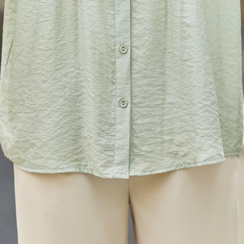 Pasete Chinese Embroidered Summer Blouse