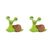 2-8 PCS Miniature Resin Snail Figurine – Cute Garden Ornament for Fairy Dollhouse, Bonsai Plant Decor & Terrarium