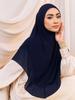 Ready To Wear Instant Hijab For Muslim Women Full Cover Head Wraps Scarf