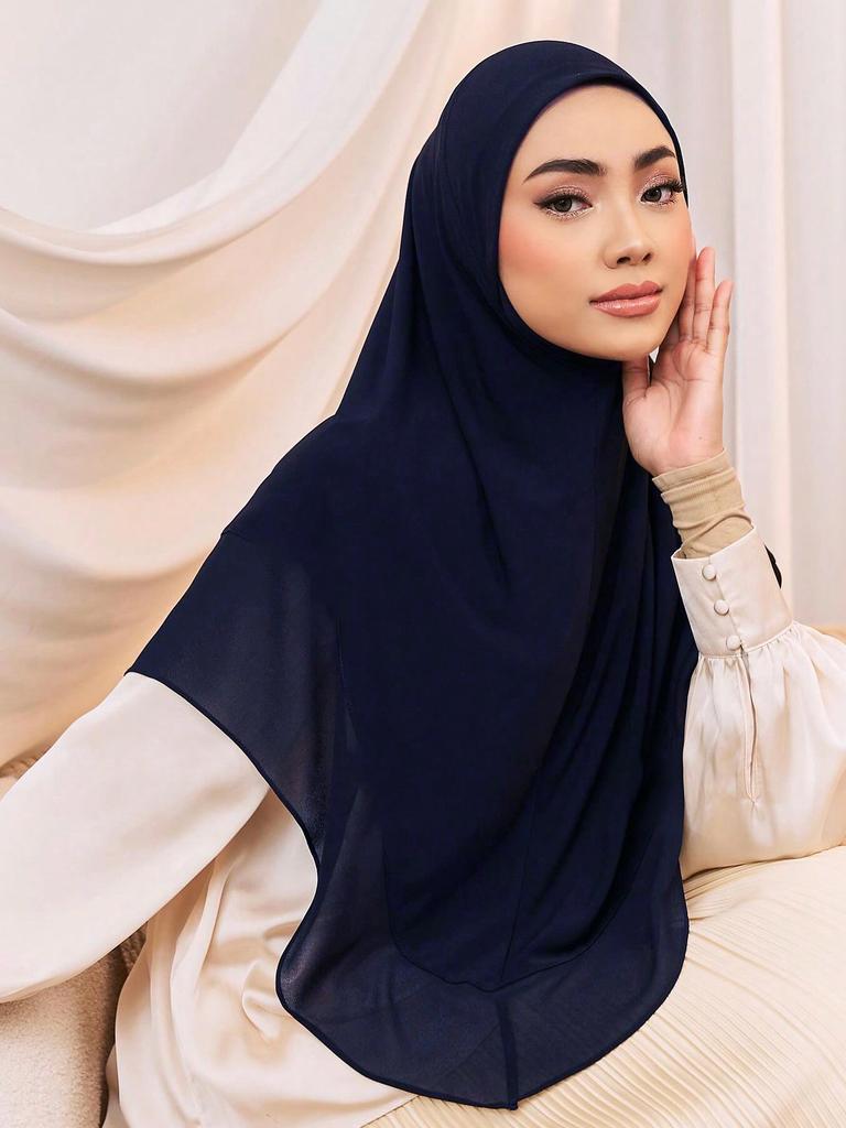 Ready To Wear Instant Hijab For Muslim Women Full Cover Head Wraps Scarf