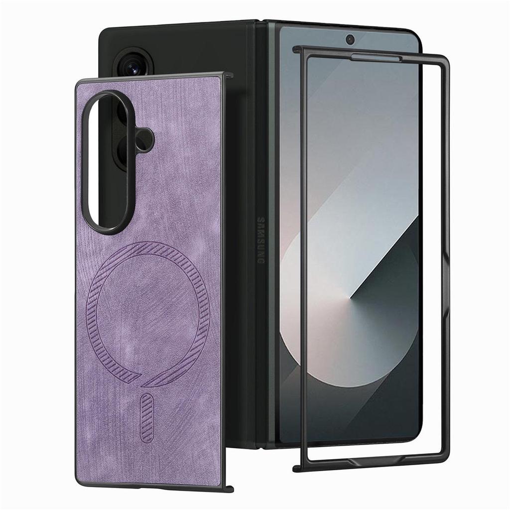 Samsung Z Fold7/Z Fold6 Magnetische Leder Schutzhülle