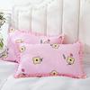 2 Pillowcases Household Pure Washed Cotton Four Seasons Quilted Pillowcase Single and Double Quilted Thickened High-end Pillowcase