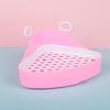 Small Pet Toilet Detachable Triangular Hollow Rabbit Litter Box for Ferrets Hamsters Cats Guinea Pig