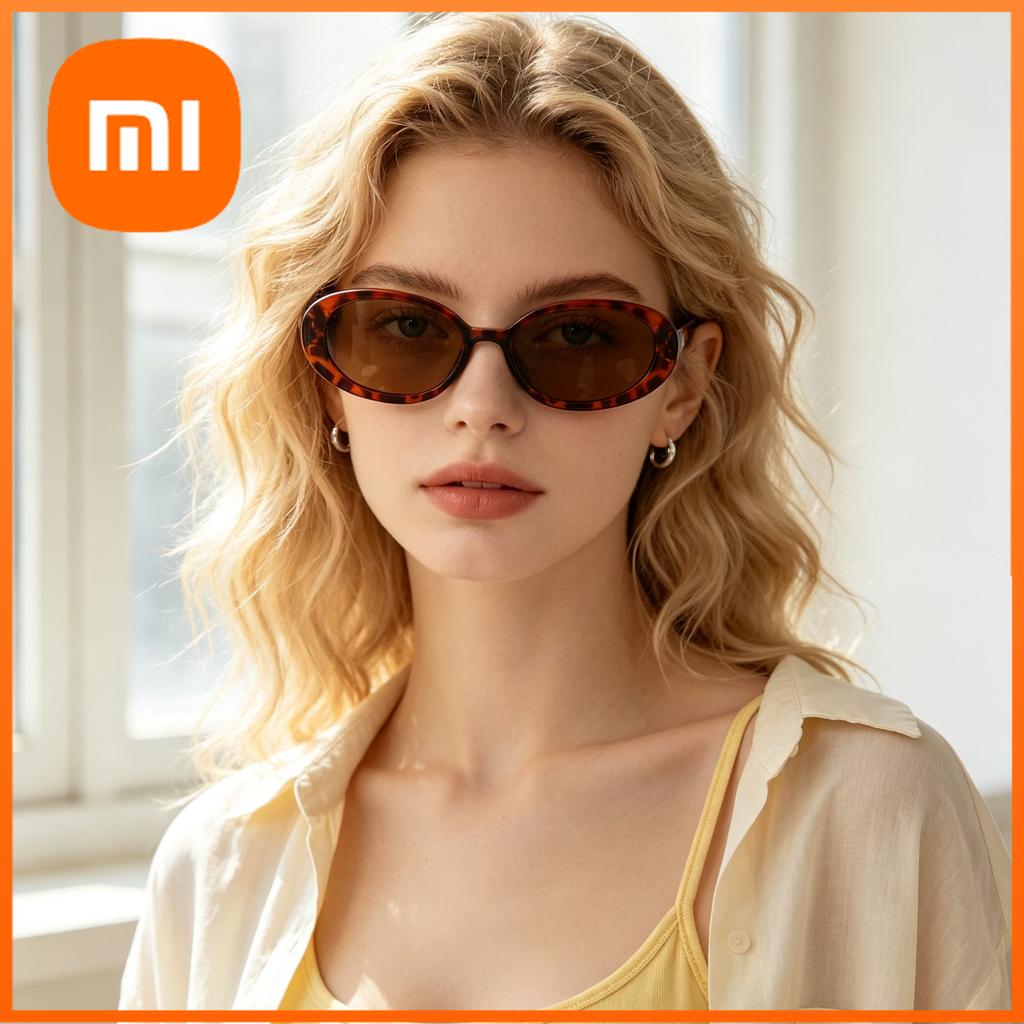 Xiaomi Women Y2K Oval Sunglasses UV400 Retro Fashion Shades for Street Travel Daily Outdoor