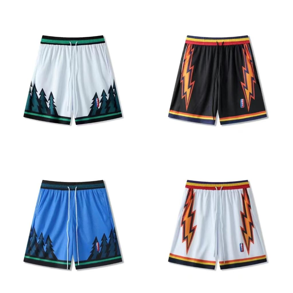 Summer Latest American Retro Basketball Sports Shorts Fashion 3D Printed Men's and Women's Styles Loose Fashion Breathable Y2K